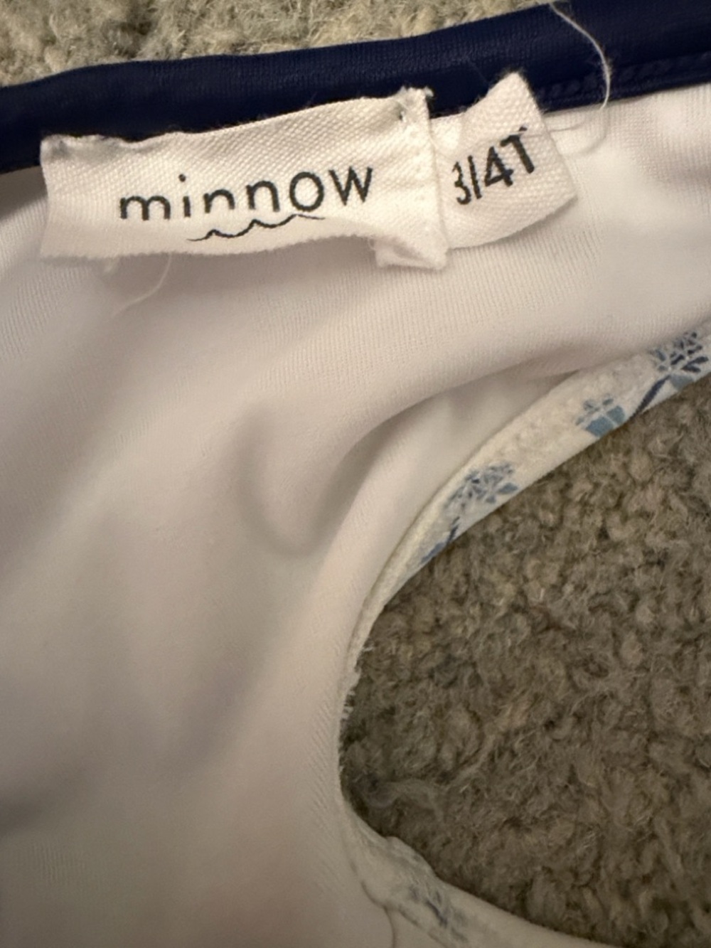Minnow, 4 one piece bathing suit set, size: 3/4, excellent condition - Picture 4 of 14